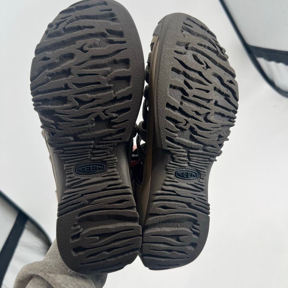 Keen Women’s Whisper Sport Sandals 1018226 Brown beige Size 11 Waterproof hike - Picture 3 of 8